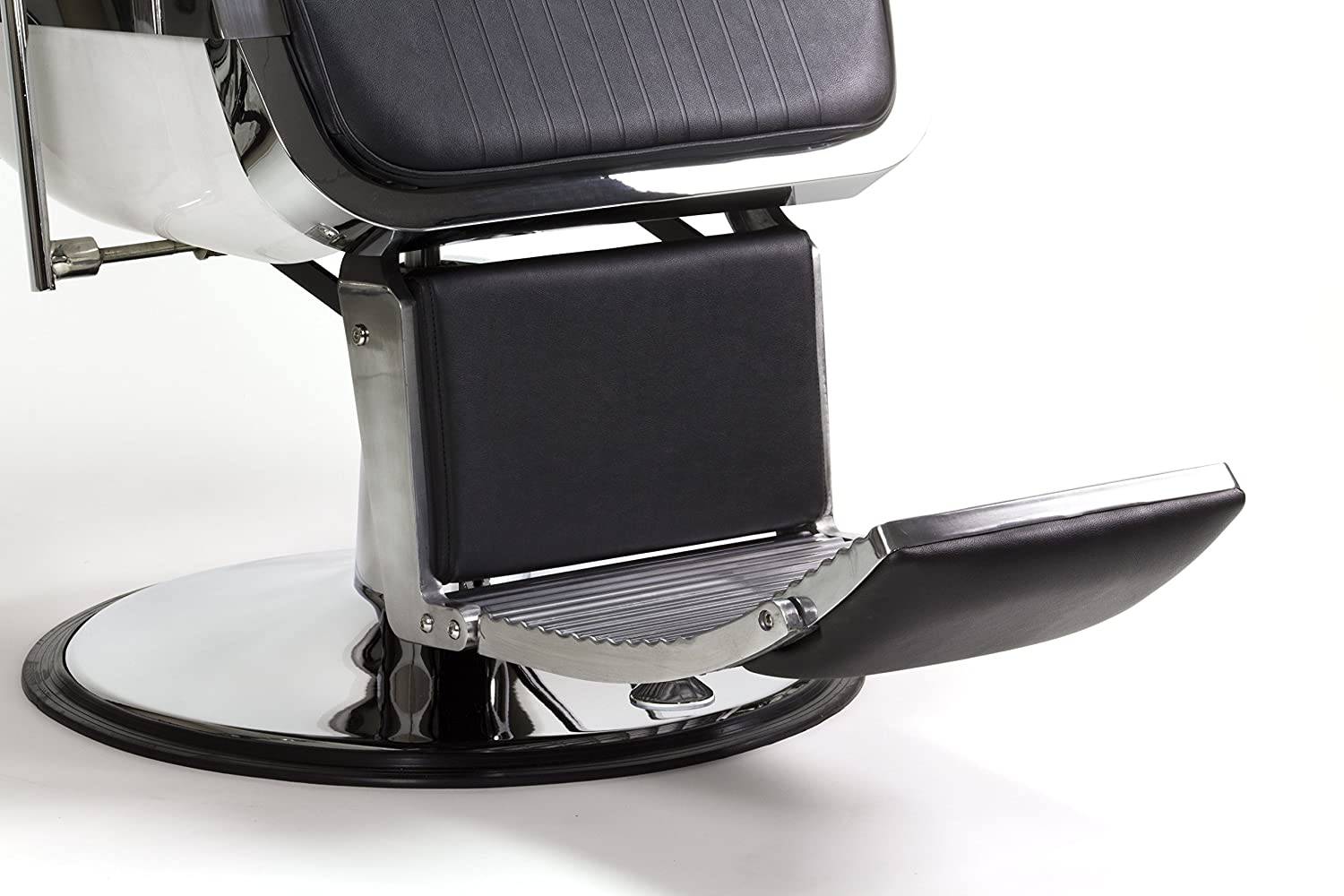 Professional barber equipment AYC Jaxson Barber Chair featuring padded seat and footrest