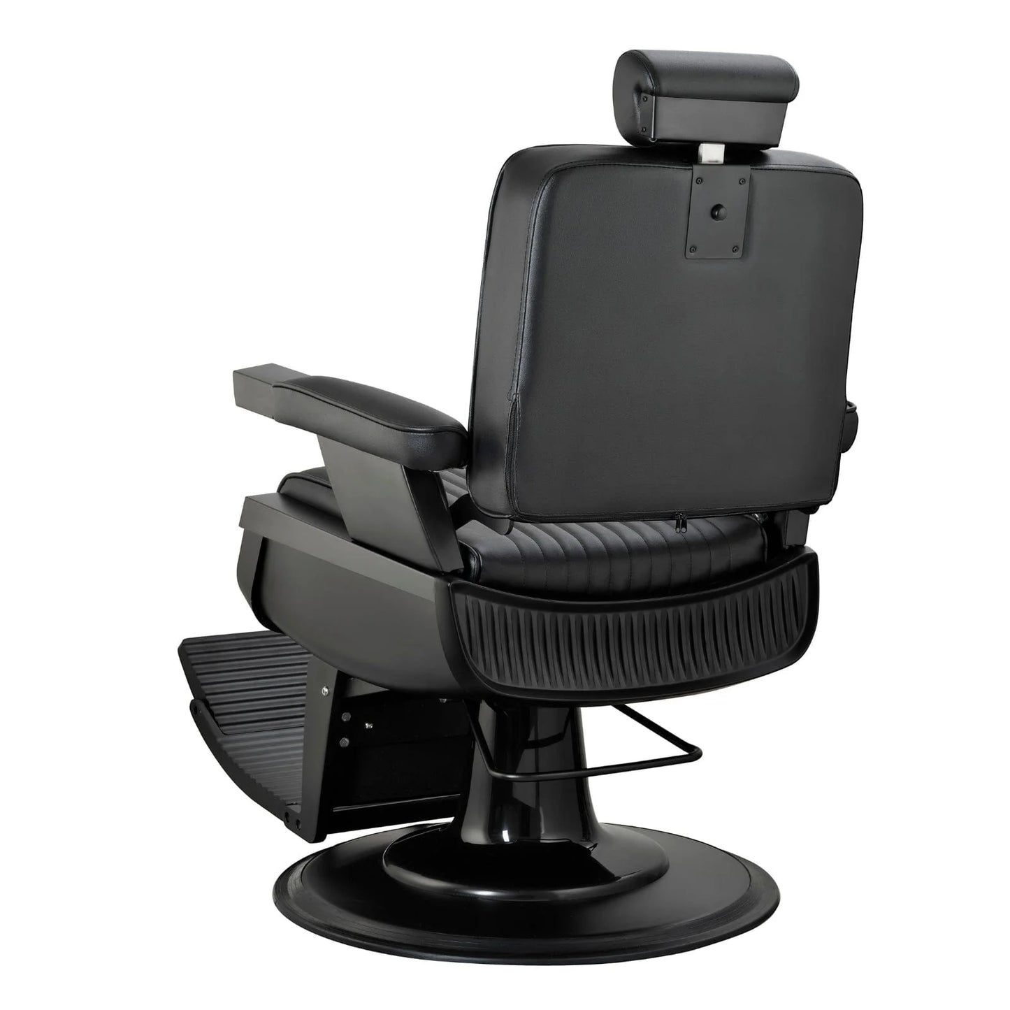 Professional barber equipment AYC Jaxson Barber Chair featuring padded seat and footrest