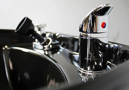 Elegant AYC Stanley Shampoo Unit – space-saving salon shampoo station with sleek finish