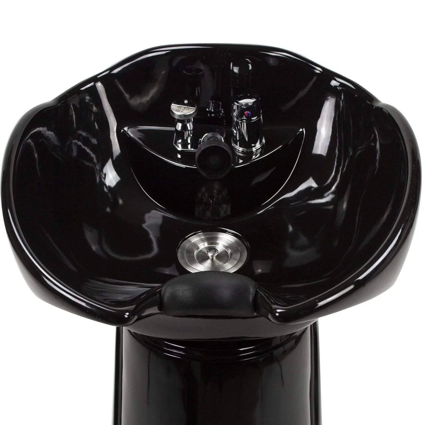 Modern pedestal shampoo station by AYC for professional salon backwash setups
