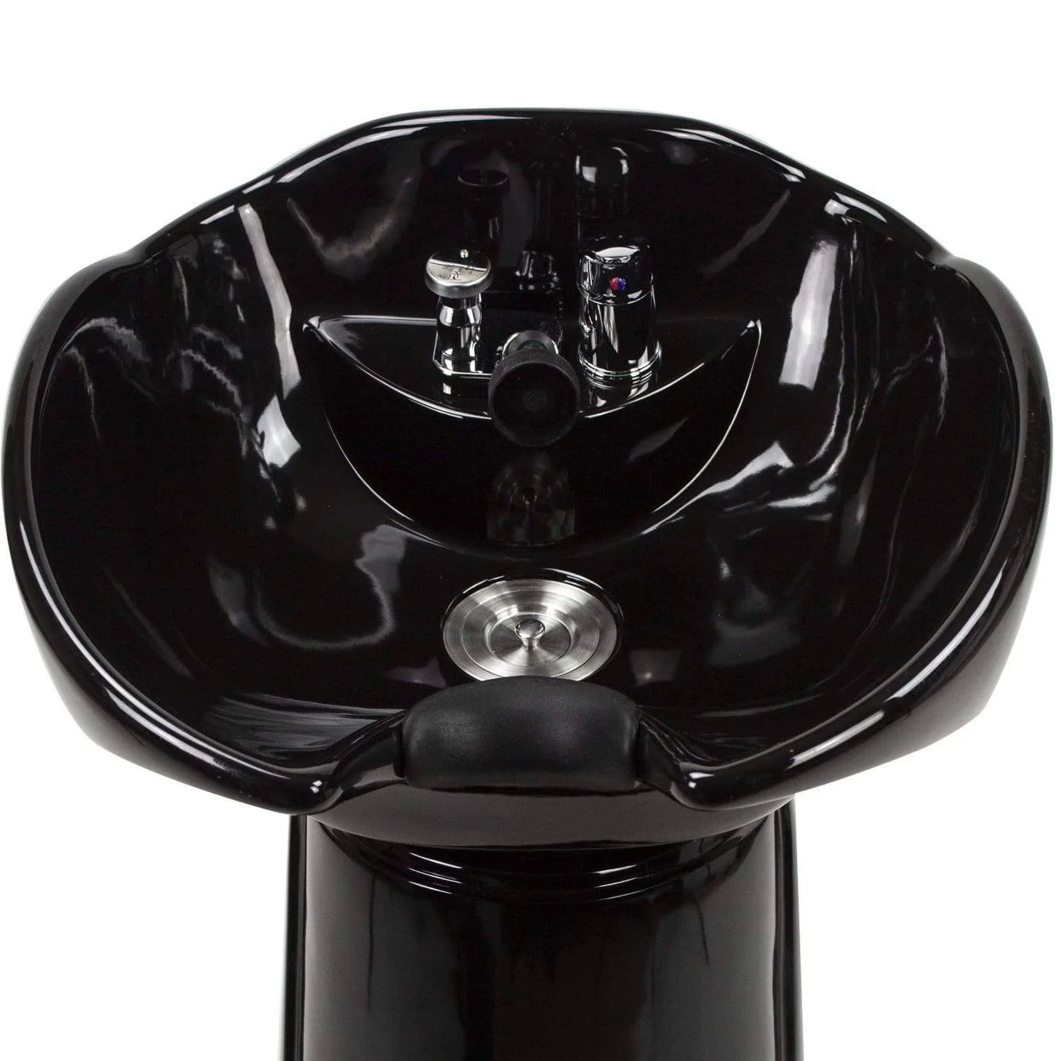 Modern pedestal shampoo station by AYC for professional salon backwash setups