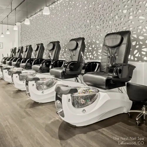 High-end pedicure spa chair Continuum Bravo LE for salons and spas