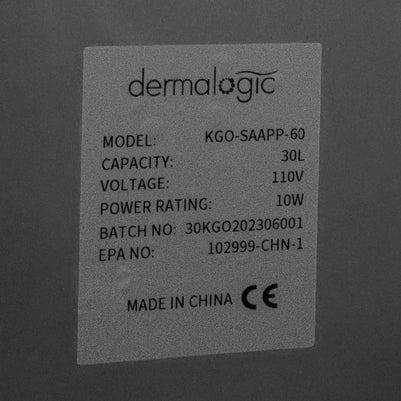 Dermalogic 60L UV sterilizer cabinet for spa and salon hygiene