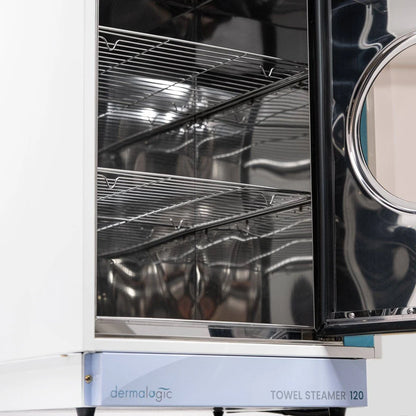 AYC Dermalogic Towel Steamer 120 – large capacity hot towel warmer for spas