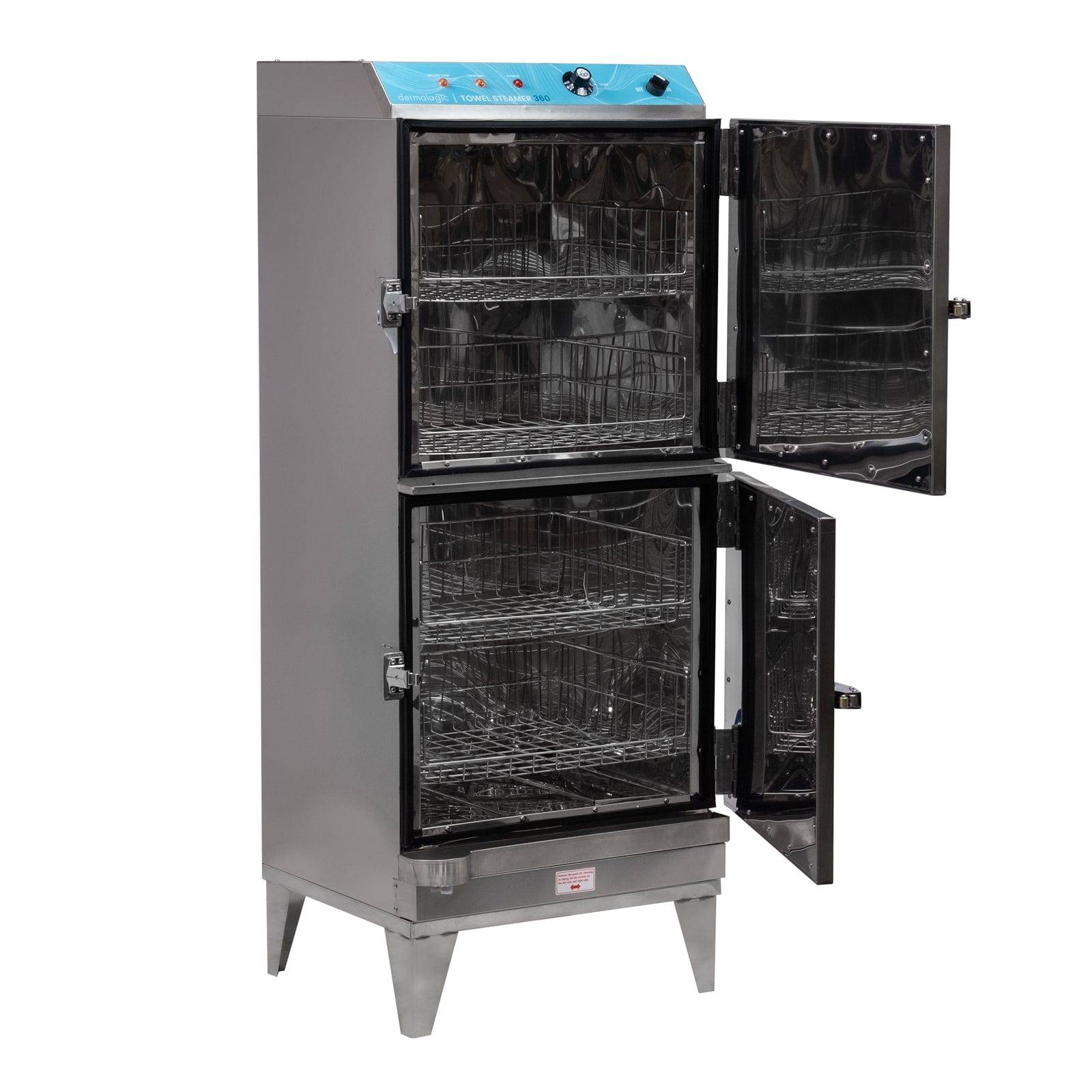 Salon towel steamer AYC Dermalogic 360 for hygienic spa treatments