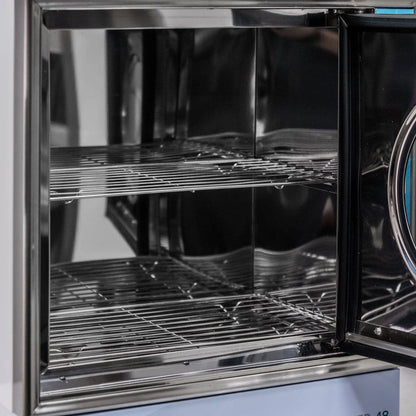 Professional 48-towel steamer by AYC Dermalogic for salons and spas