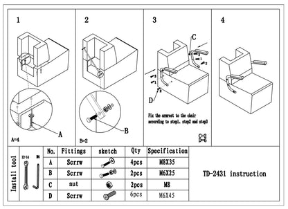 AYC Edison Hair Dryer Chair drawing