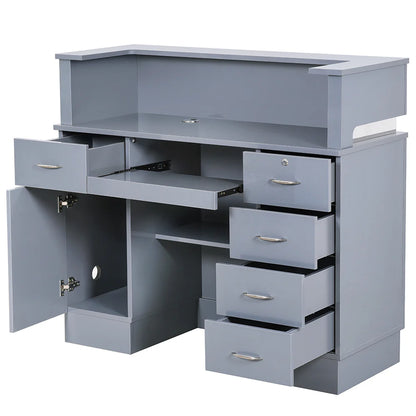 DIIR Luna LED Lighting Reception Desk - DIIR-4104