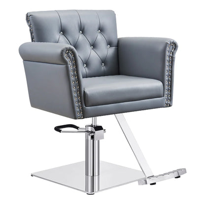 Lion salon chair featuring a modern, professional design.