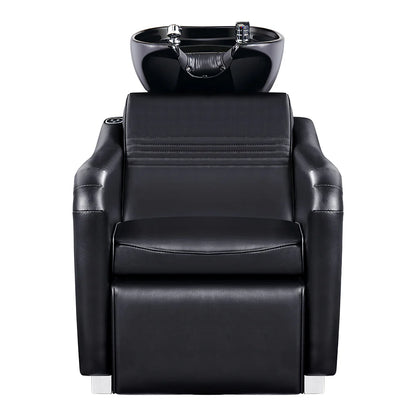 Professional Marvel shampoo backwash unit with massage functionality, designed for relaxing salon wash stations.