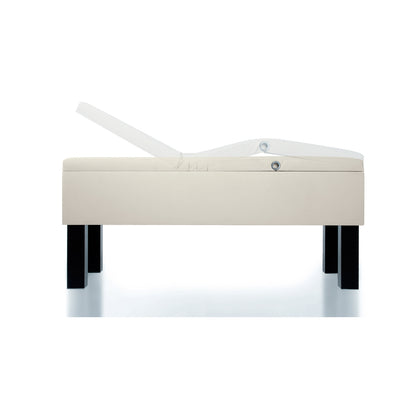 Premium spa treatment table with minimalist Italian design