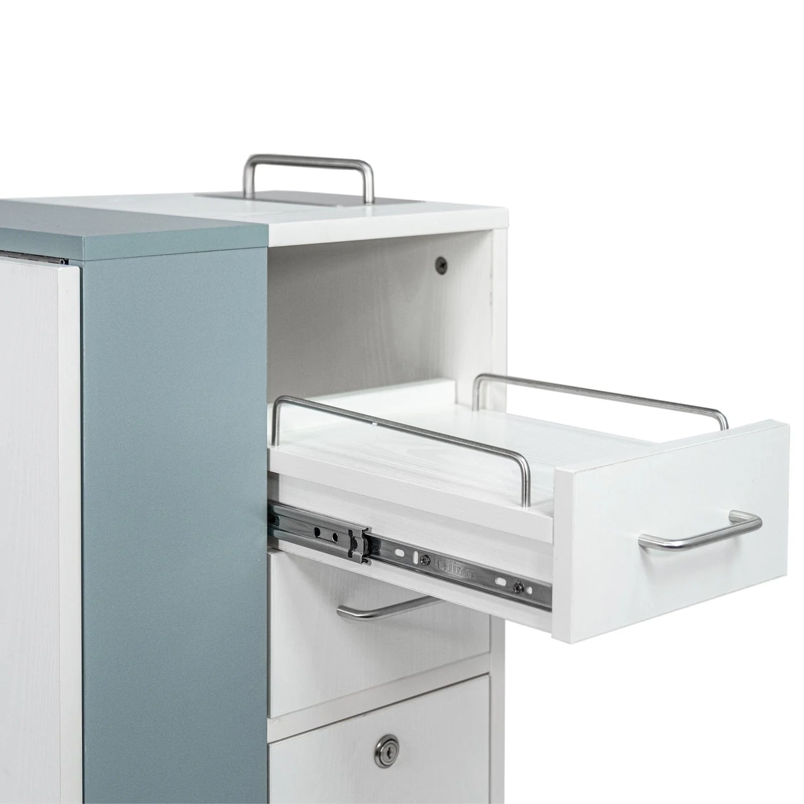 Durable foldable manicure table AYC Taylor model for salon and spa use