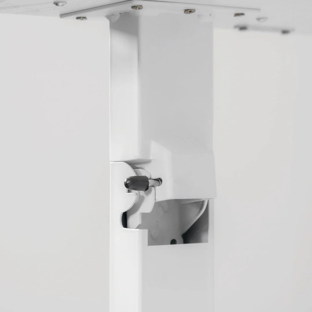 Compact foldable manicure table by AYC Taylor, ideal for mobile nail technicians