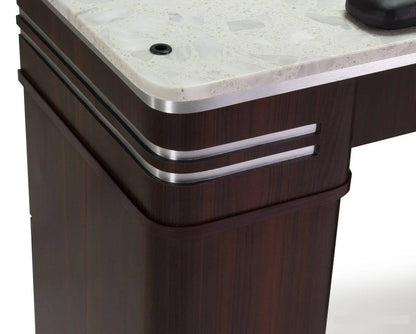 AYC Avon Manicure Table with modern design and storage drawers for professional nail salons