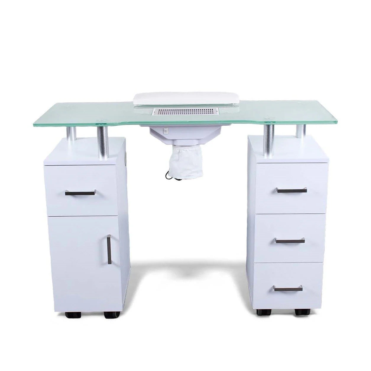 Durable AYC Glasglow Manicure Table workstation for nail technicians and spa environments