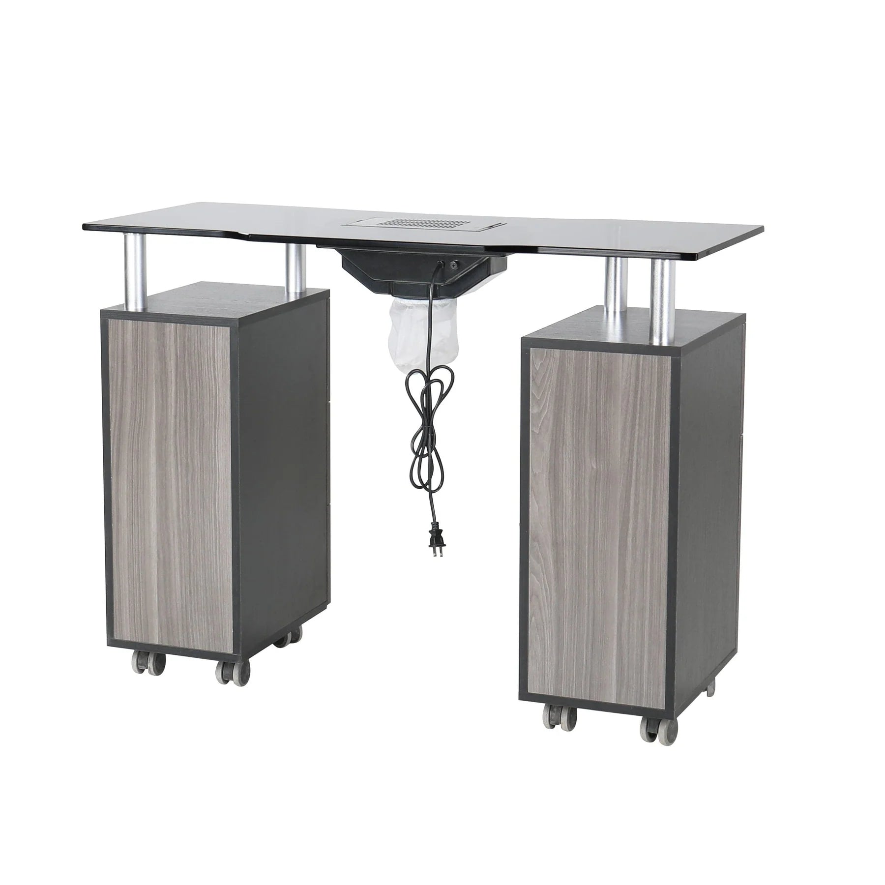 Contemporary AYC Glasglow Manicure Table featuring sleek finish and built‑in client comfort