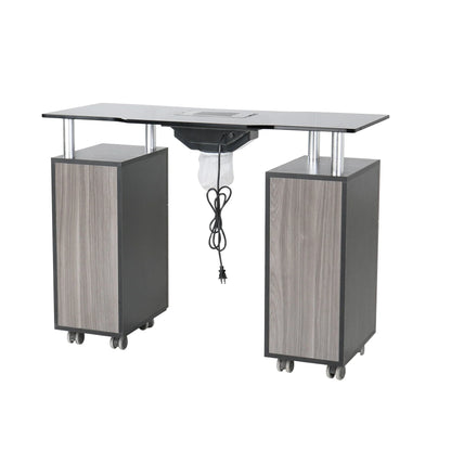 Contemporary AYC Glasglow Manicure Table featuring sleek finish and built‑in client comfort