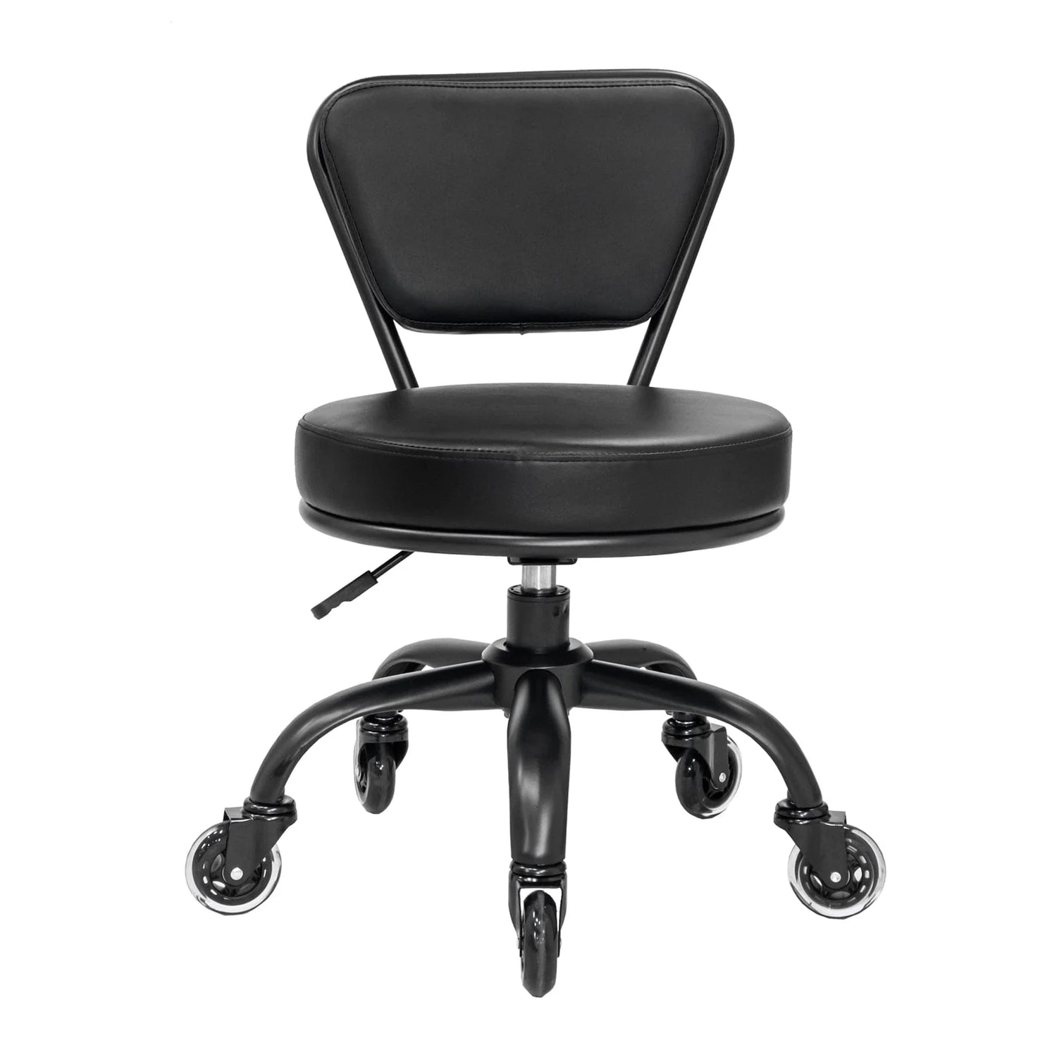 AYC Dayton Rolling Stool with Adjustable Height for Salon and Spa