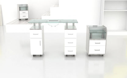 AYC Glasglow spa pedicure trolley with durable construction and organized compartments