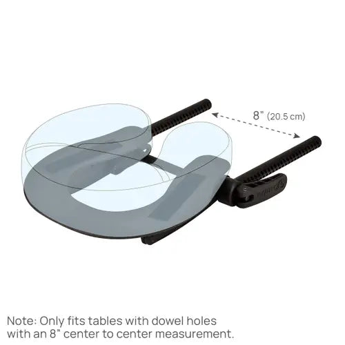 Luxury spa face pillow cushion with deluxe adjustable platform support