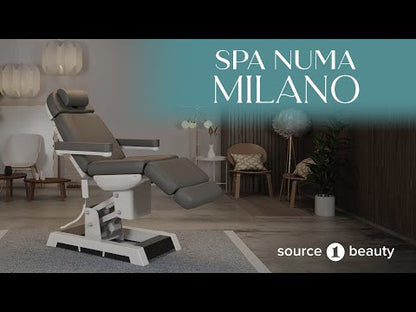 Spa Numa MILANO Medical Grade 4-Motor Treatment Bed with Foot Pedals - 2220D - Sand