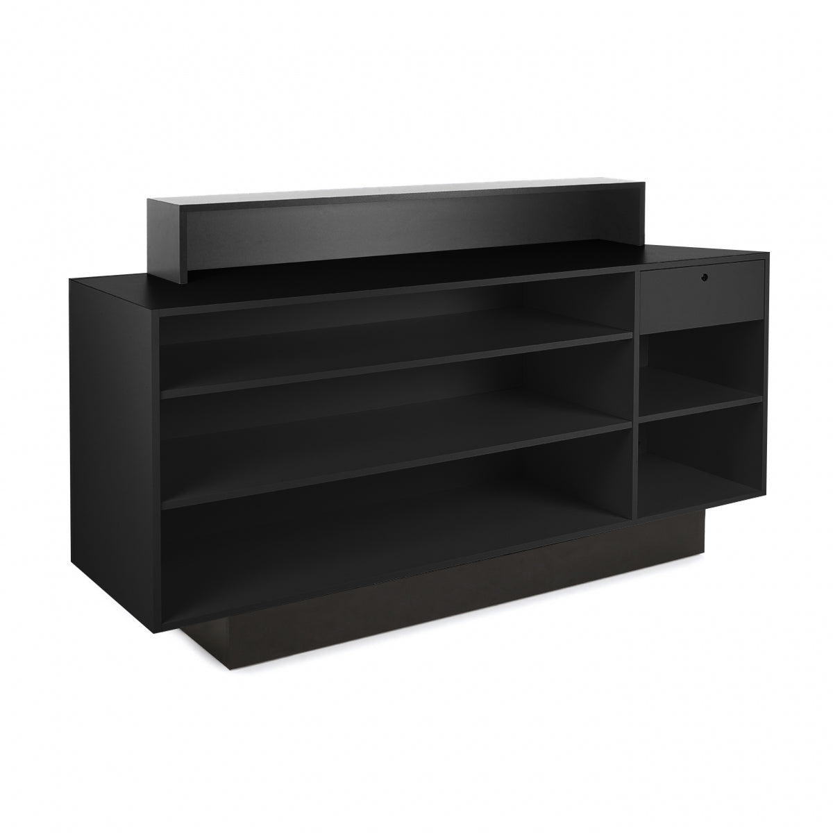 Sleek minimalist Jadesk reception counter for beauty and spa environments