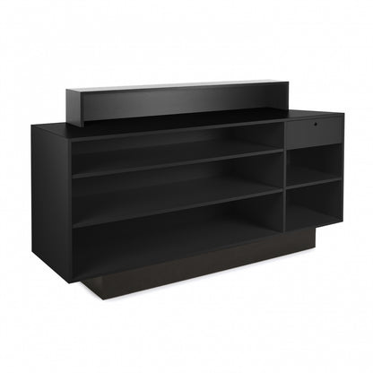 Sleek minimalist Jadesk reception counter for beauty and spa environments