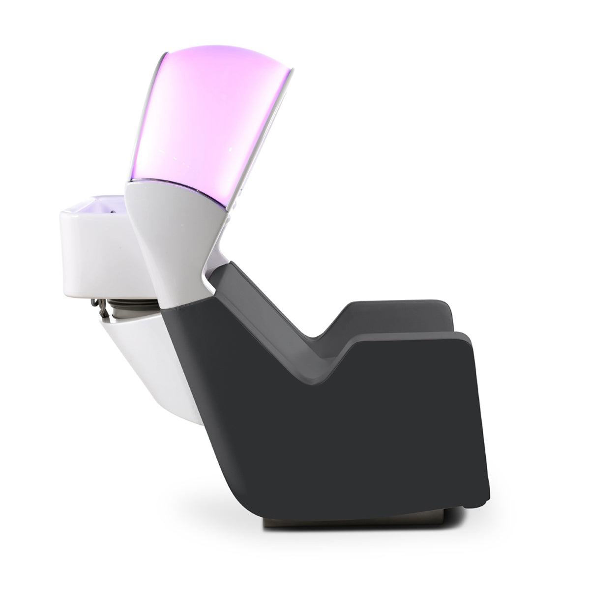 Luxury salon shampoo chair with chromotherapy LED system – Ultrawash Shiatsu Q Chrome