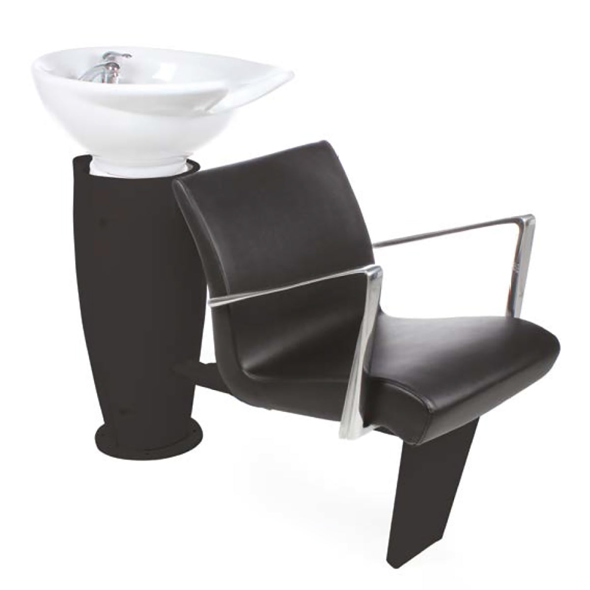 Italian-made Gamma & Bross Ecoblack shampoo unit