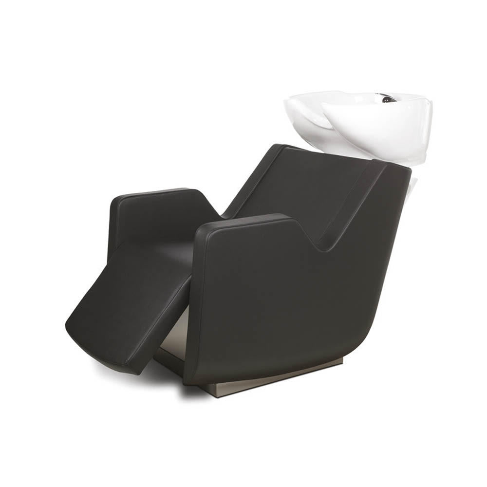 Comfortable reclining shampoo chair for spa salons