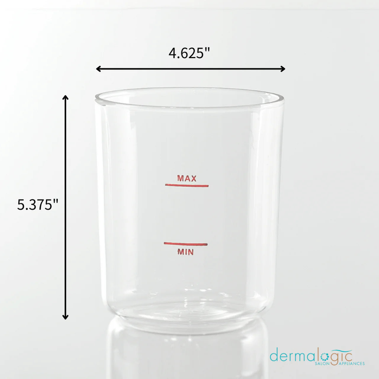 Durable Plano facial steamer glass container