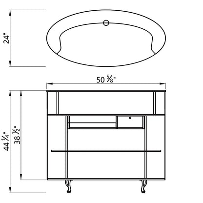DIIR Ferro LED Lighting Reception Desk - DIIR-4103