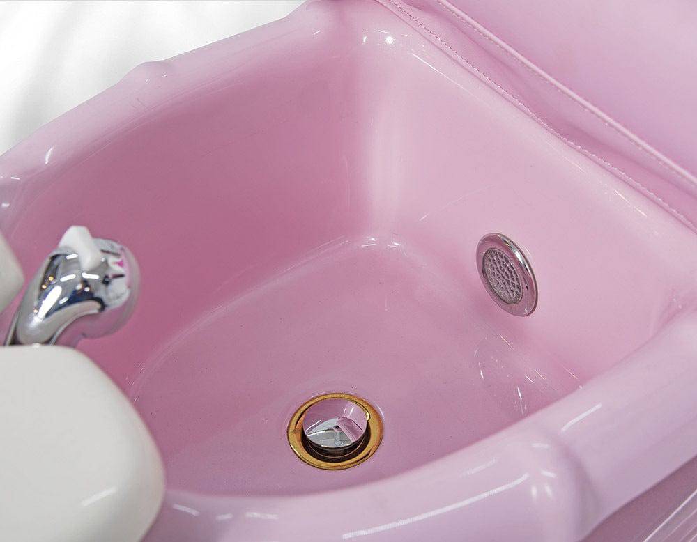 AYC Pink Rapunzel Kid's Pedicure Spa with ergonomic child seating, playful design, and safe footbath for kids’ pedicure treatments