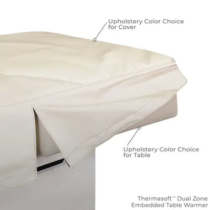 Aspen GT treatment table with motorized height adjustment and comfort features