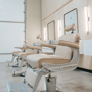 Ergonomic Takara Belmont BB-225 barber chair for professional grooming services
