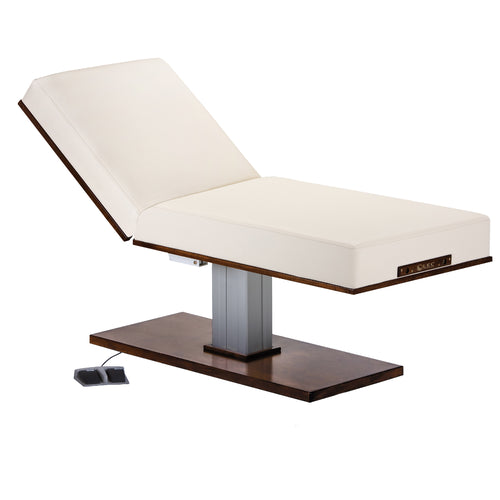Living Earth Crafts electric lift table for facials and body treatments