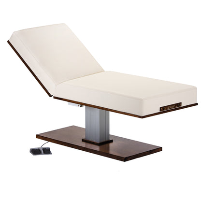 Living Earth Crafts electric lift table for facials and body treatments