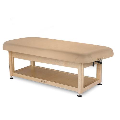 Living Earth Crafts Napa Salon Treatment Table with Shelf Base and PowerAssist