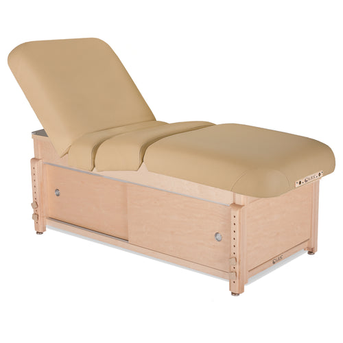 Professional spa treatment table with integrated cabinet storage Sonoma model