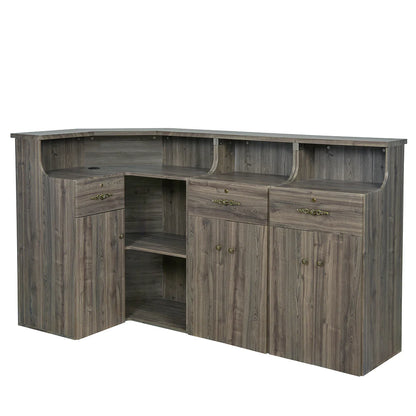 DIIR Valencia LED Reception Desk - Combination - DIIR-4516